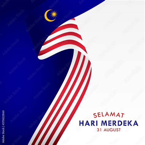 Selamat Hari Merdeka Malaysia Vector Design For Banner Print and ...