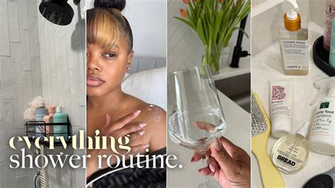 My Realistic Everything Shower Routine🌷🫧 Haircare Bodycare Hygiene