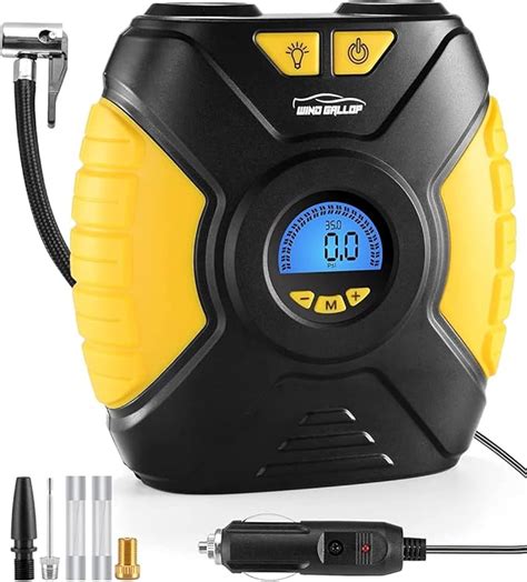 Windgallop Digital Car Tyre Inflator Air Compressor 12v Car Tyre Pump