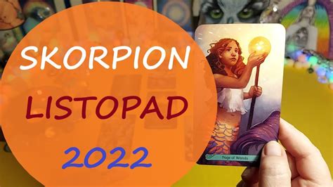 SKORPION listopad 2022 Wyjdź ze strefy komfortu tarot horoskop