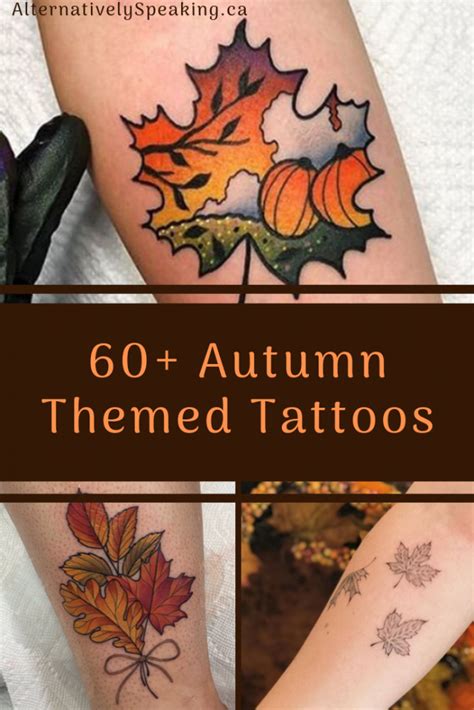 Timeless Autumn Inkings 13 Breathtaking Fall Tattoo Designs To