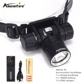 Alonefire Div S Diving Spotlight Cree Xhp Led Max Lm Underwater