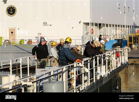 Yokosuka Japan Feb 18 2024 — Us Naval Ship Repair Facility And