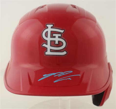 Nolan Arenado Signed Cardinals Full Size Batting Helmet With Display