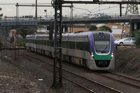 Vlocity Vl10 Leads A Down Geelong Service At Spotswood Wongms Rail