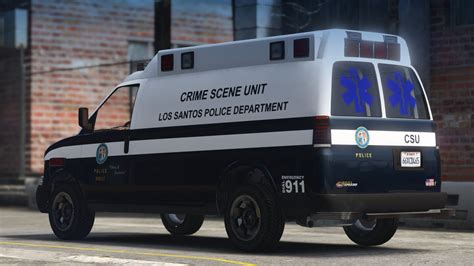 Vapid Speedo LSPD Crime Unit Livery GTA 5 Mods