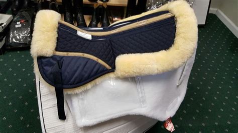 Horze Half Pad With Sheepskin And Shims Show Jumping Sheepskin