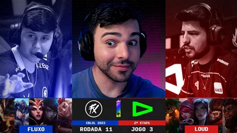 FLUXO x LOUD CBLOL 2023 11ª Rodada 2ª Etapa Ilha das Lendas