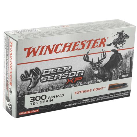 Winchester Ammo X300ds Deer Season Xp 300 Win Mag 150 Gr Extreme Point