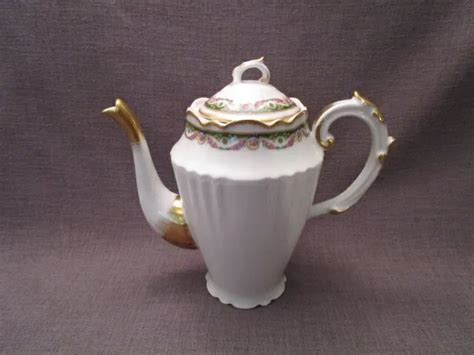 Cafeti Re Ancienne En Porcelaine De Limoges Eur Picclick Fr