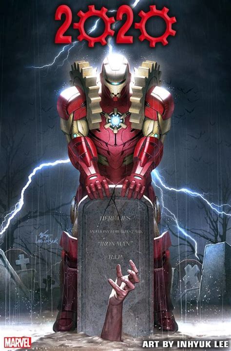 Marvel Lanza Imagen De Iron Man Afuera De Su Tumba Cine Premiere