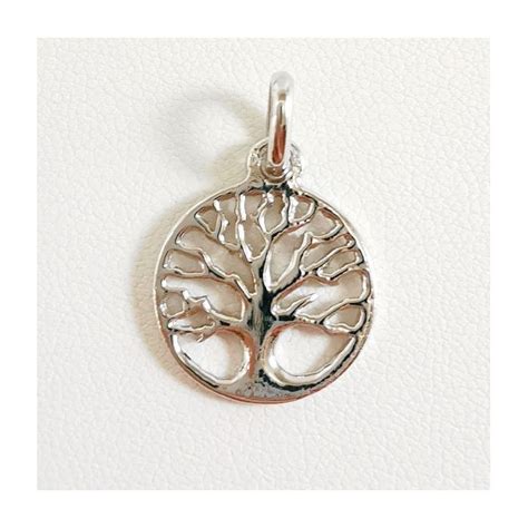 Pendentif Arbre De Vie Or Blanc Carats