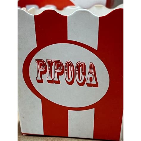 Cachepot Decorativo De Papel Tema Pipoca Shopee Brasil