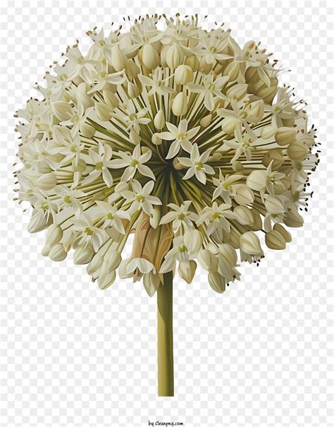 Fleurs Allium Giganteum Fleur Blanche Pétales PNG Fleurs Allium