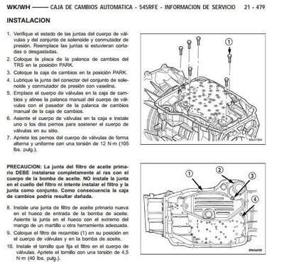 Manual De Taller Jeep Grand Cherokee Wk Espa Ol Incluye