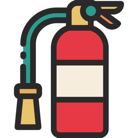 Fire Extinguisher Good Ware Lineal Color Icon