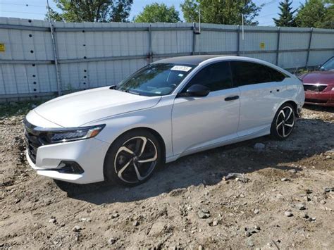 2021 HONDA ACCORD SPORT For Sale MA SOUTH BOSTON Mon Oct 23