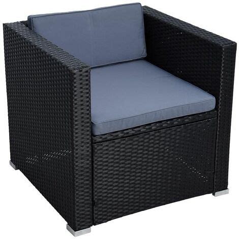 Polyrattan Loungesessel Gartensessel Rattan Sessel Gartenstuhl Stuhl