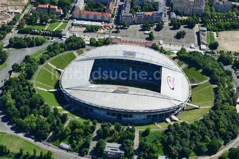 Leipzig Von Oben Gel Nde Des Stadion Red Bull Arena Vormals