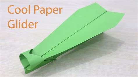 How to Make A Cool Paper Airplane Glider | Paper airplanes, Best paper ...