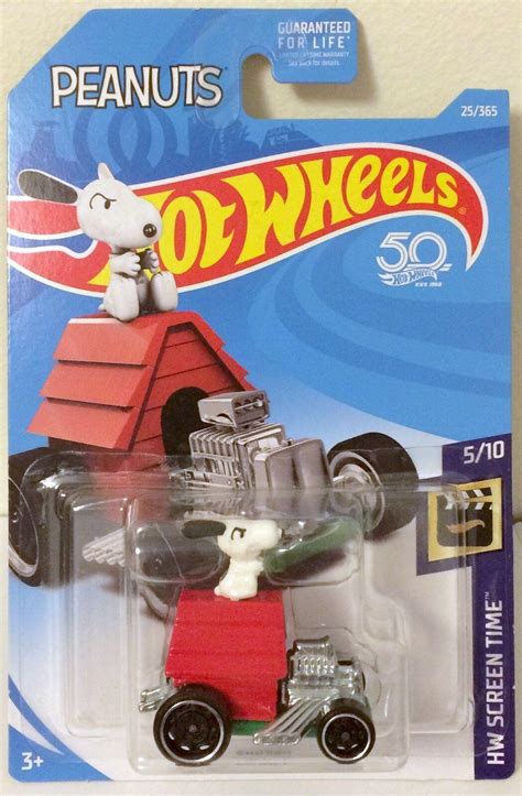 Peanuts Hot Wheels Th Snoopy Hw Screen Time New