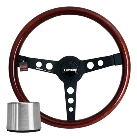 Volante Lotse Le Mans Wood Classico Madeira Cubo Chevette