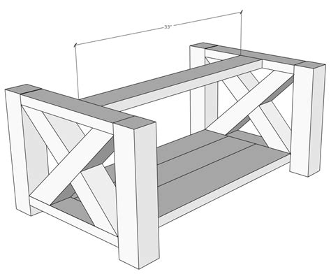 Diy Chunky Farmhouse Coffee Table Free Plans Handmade Haven Farmhouse End Tables Farmhouse