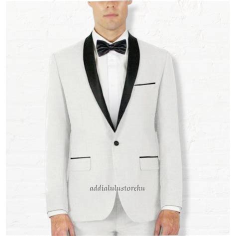 Jual Jas Pengantin Pria Putih Tuxedojas Pria Akad Putih Tuxsedojas