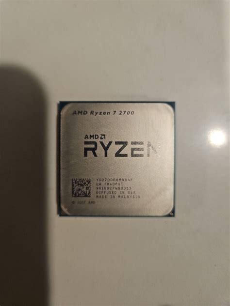 Amd Cpu Ryzen 7 2700x 8 Core 37ghz Socket Am4 Ebay