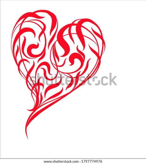 Vector Flower Background Heart Valentines Day Stock Vector Royalty Free 1797774976 Shutterstock