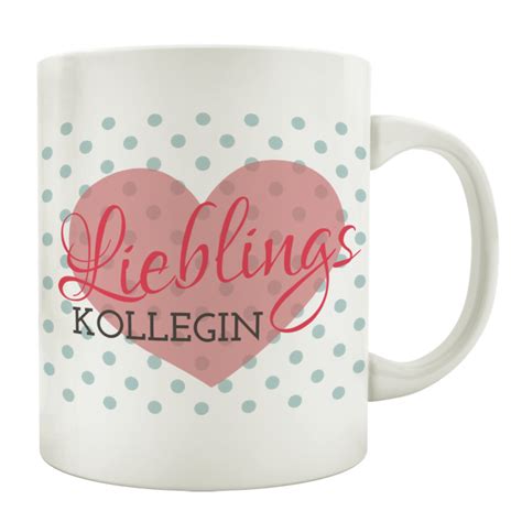 TASSE Kaffeebecher LIEBLINGSKOLLEGIN Geschenk Spruch Motiv Arbeit Bür