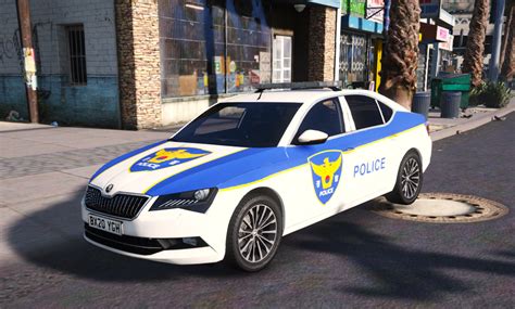 Korea Police Car 2018 Police Skoda Superb 두번째 Gta5