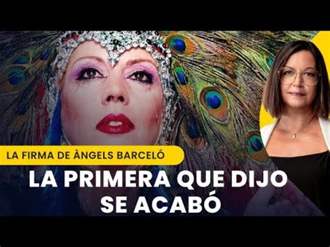 Àngels Barceló María Jiménez ejemplo de feminismo puso voz a lo que