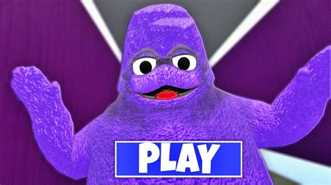 Escape Grimace S Mansion Scary Obby Roblox Youtube