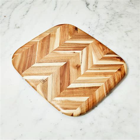 Herringbone Cutting Board Serving Board Reviews Crate And Barrel