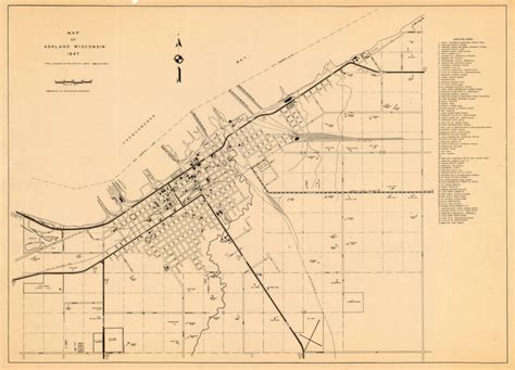 Ashland Wi Map