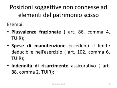 Aspetti Fiscali Della Scissione Ppt Scaricare