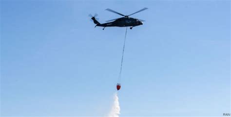 Autonomous Black Hawk for Rapid Response to Wildfires