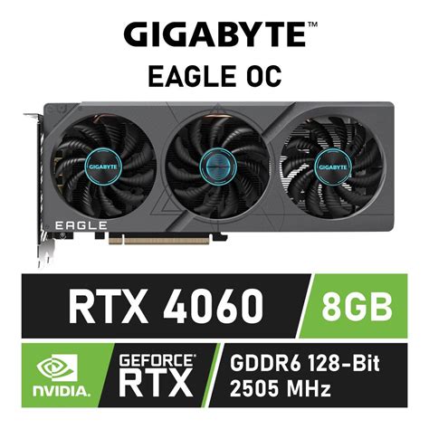 Gigabyte Geforce Rtx 4060 Eagle Oc 8gb Gddr6 Gv N4060eagle Oc 8gd