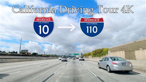 Driving Tour Of Los Angeles Freeways In Southern California Interstate