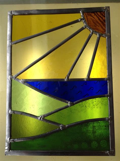 Small Leaded Panel Stained Glass Panels Stained Glass Glass Panels