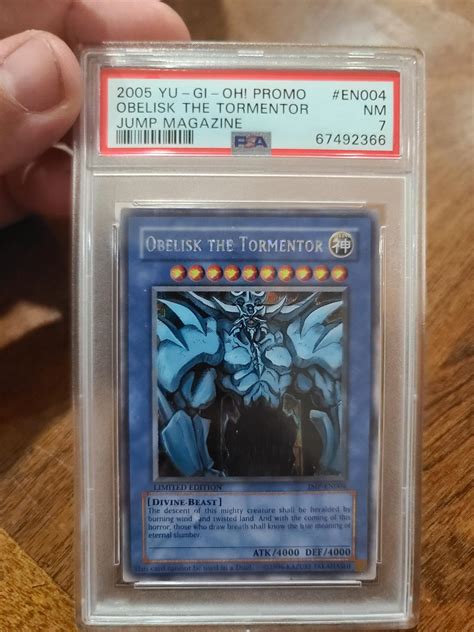 Obelisk The Tormentor Graded Yugioh Shonen Jump Promo