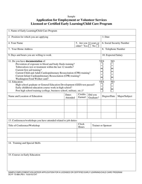 Dcyf Form 15 889 Fill Out Sign Online And Download Printable Pdf Washington Templateroller