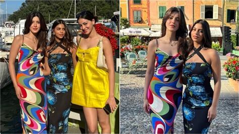 Suhana Khan Ananya Panday Shanaya Kapoor Wow In Summer Dresses For Anant Ambani Radhika