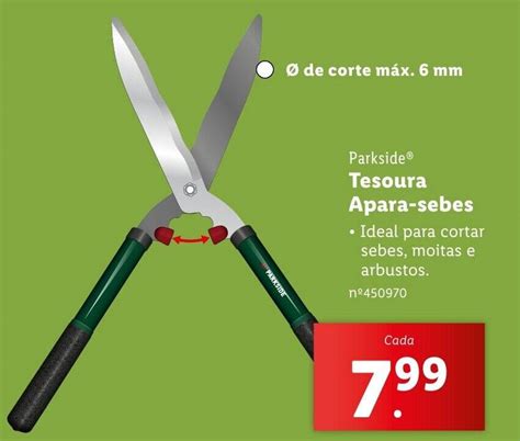 Promoção Parkside Tesoura Apara sebes em Lidl