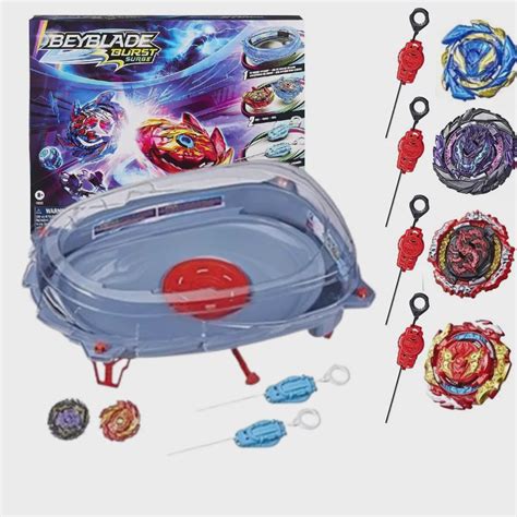 Kit Beystadium Beyblade Arena De Batalha Motor 2 Beibleidi