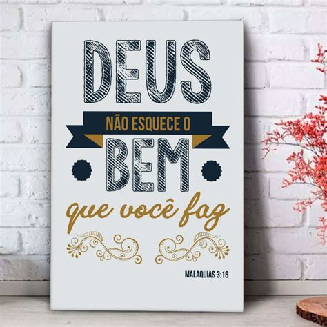 Placa Decorativa Fé E Religião Frase Deus 20x30cm Elo7