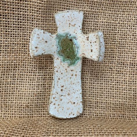 Pottery Cross Etsy