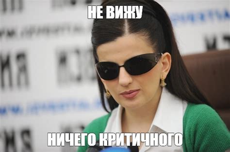 Meme НЕ ВИЖУ НИЧЕГО КРИТИЧНОГО All Templates Meme arsenal