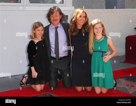 William H. Macy, Felicity Huffman, family at the induction ceremony for ...